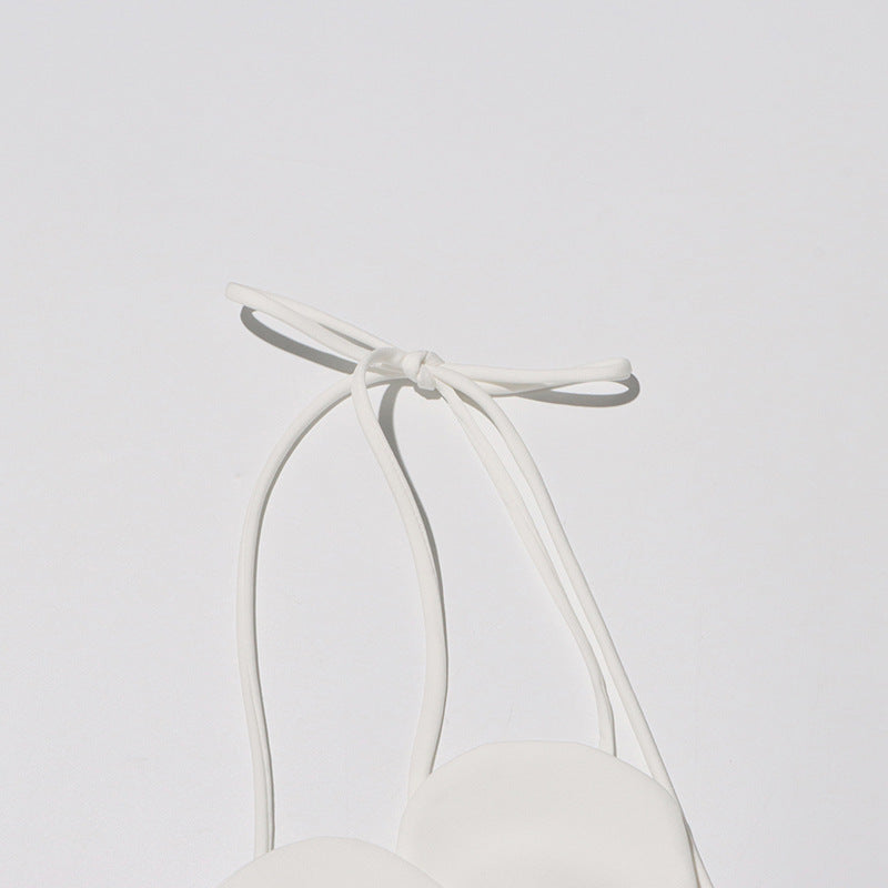 Oblique Shoulder Three-dimensional Flower Design Tight Waist High-grade Short Dress