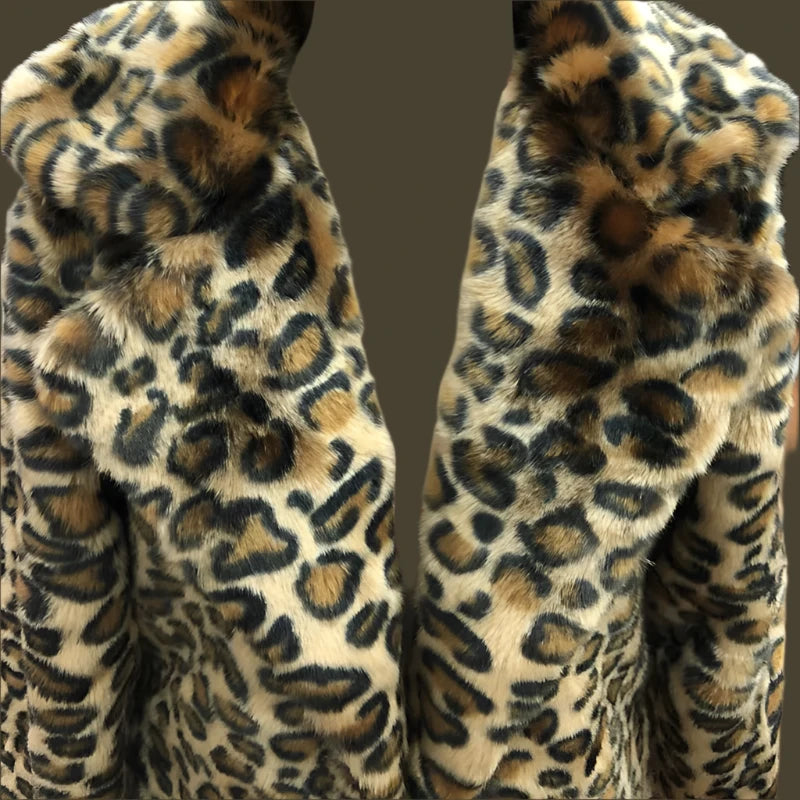 Leopard Faux Fur Coat