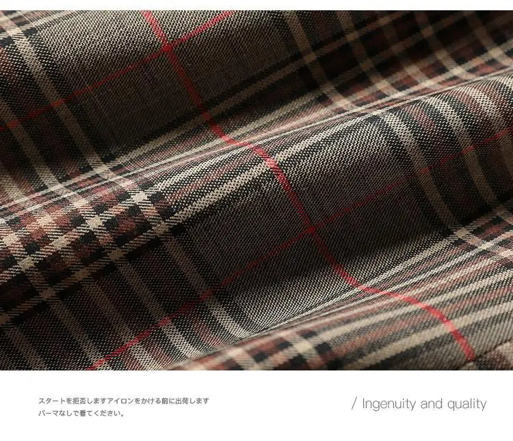 Plaid Blazers Coat