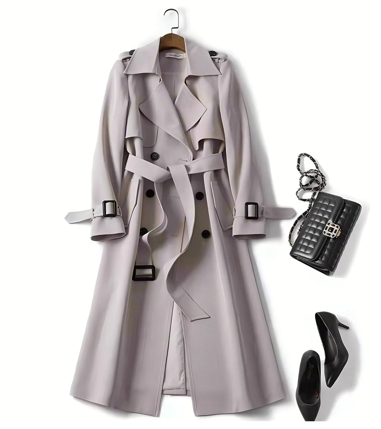 Mid-Length Trench Coat