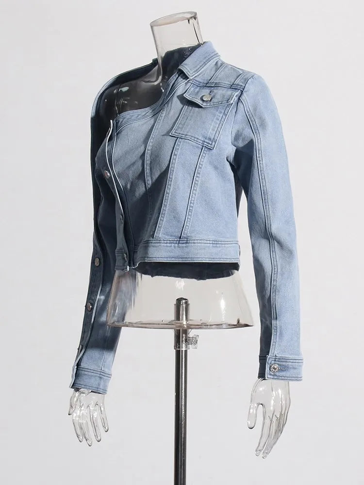 Irregular Denim Jacket