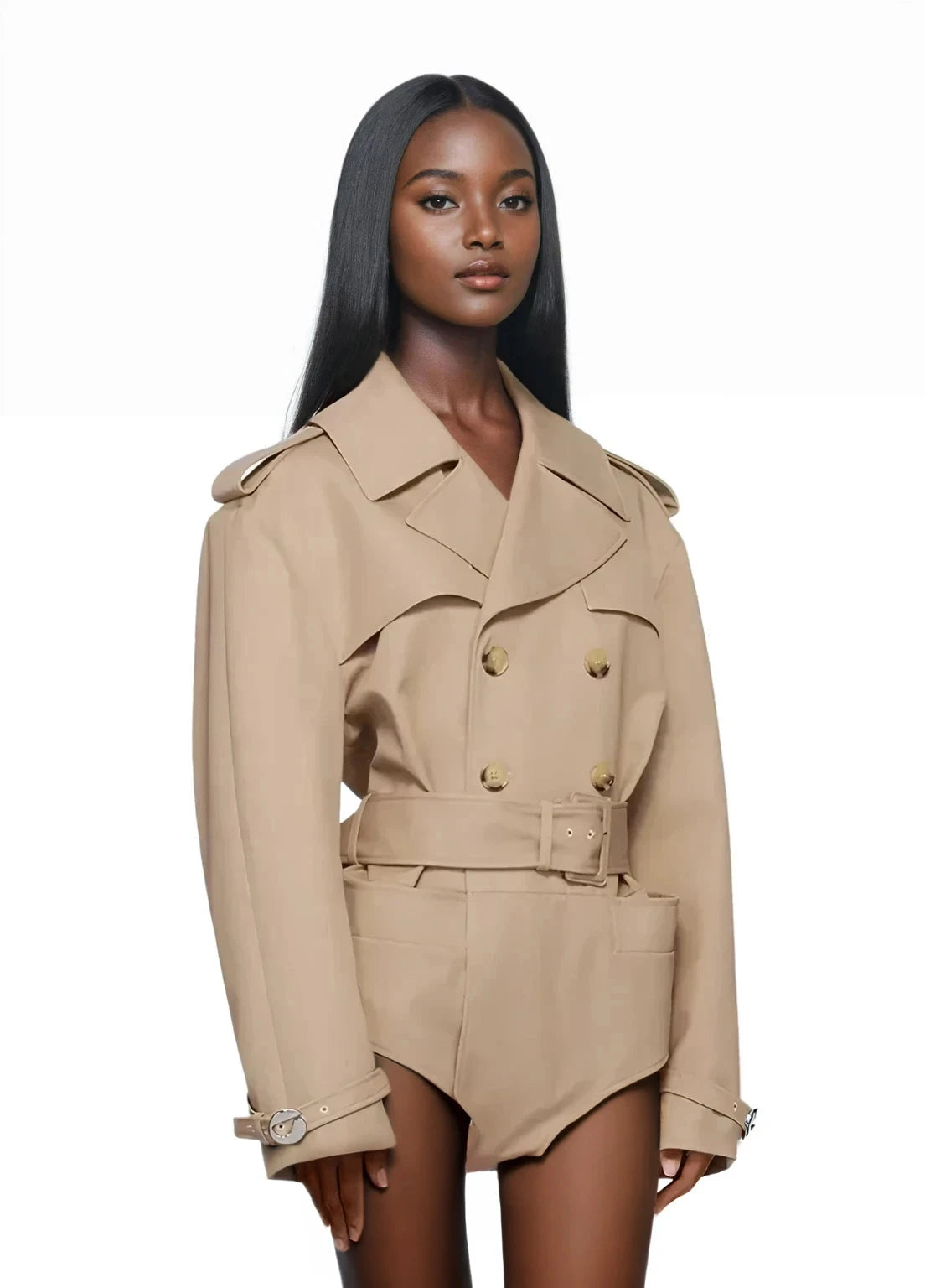 Trench Coat Body Suit