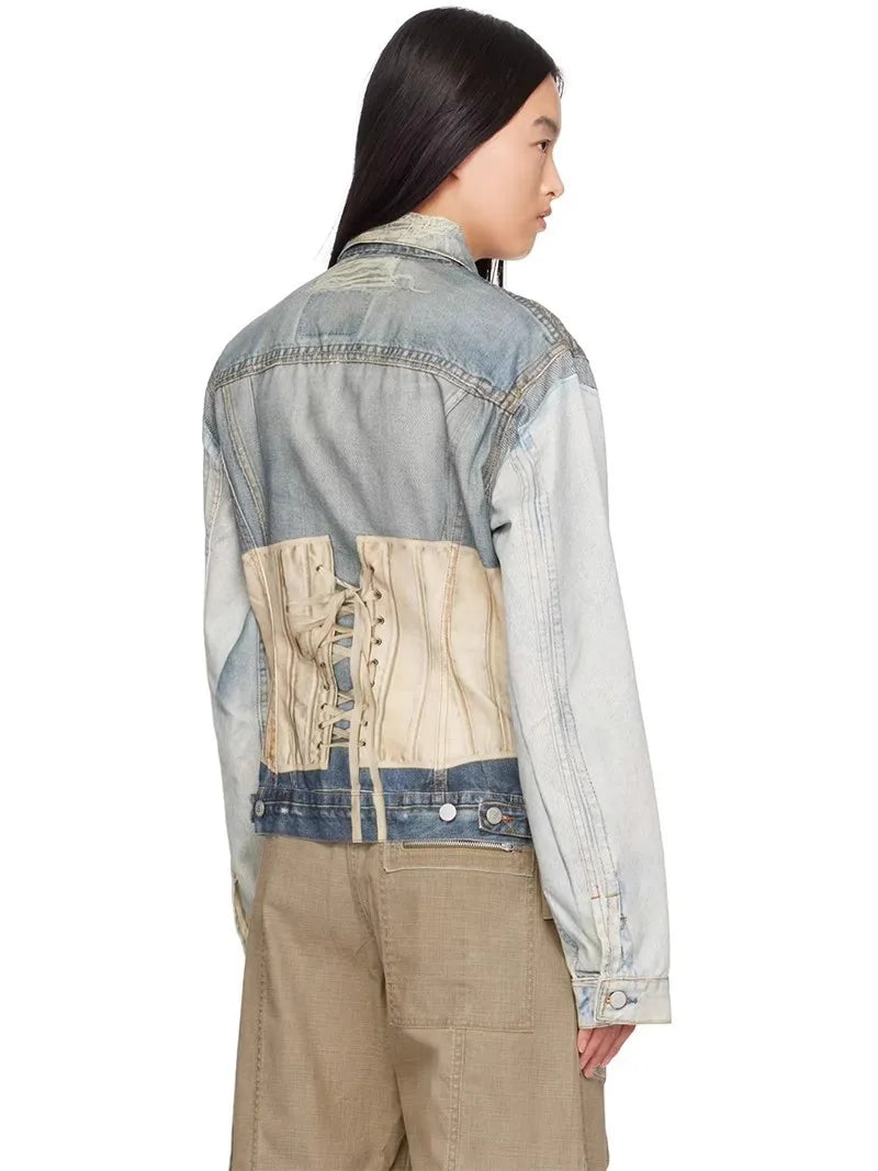 Denim Irregular Jacket