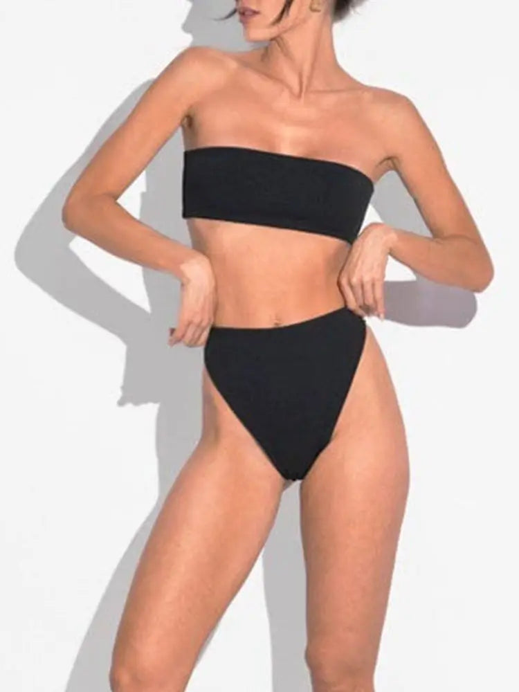 Black Circle  Bikini Beach Dress