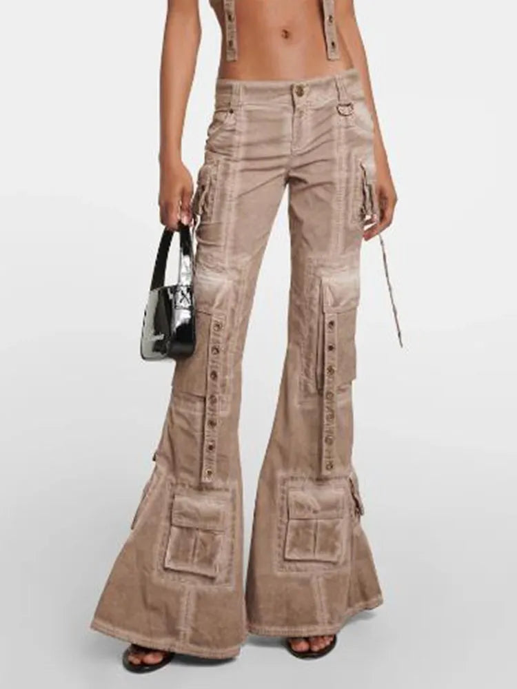 Chain Flare Pants