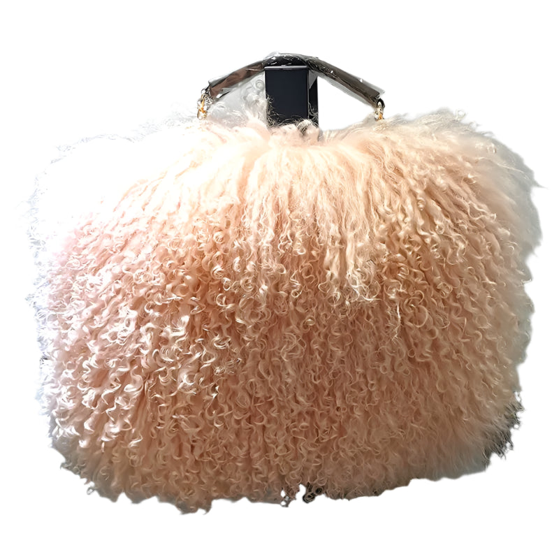 Real Fur Chain Shoulder Bag