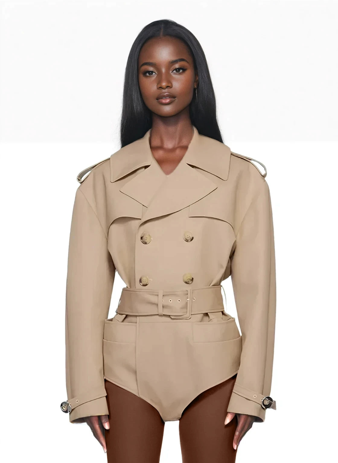 Trench Coat Body Suit