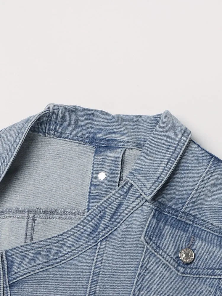 Irregular Denim Jacket