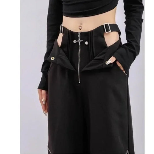 Gothic Cut Out Cargo Pants