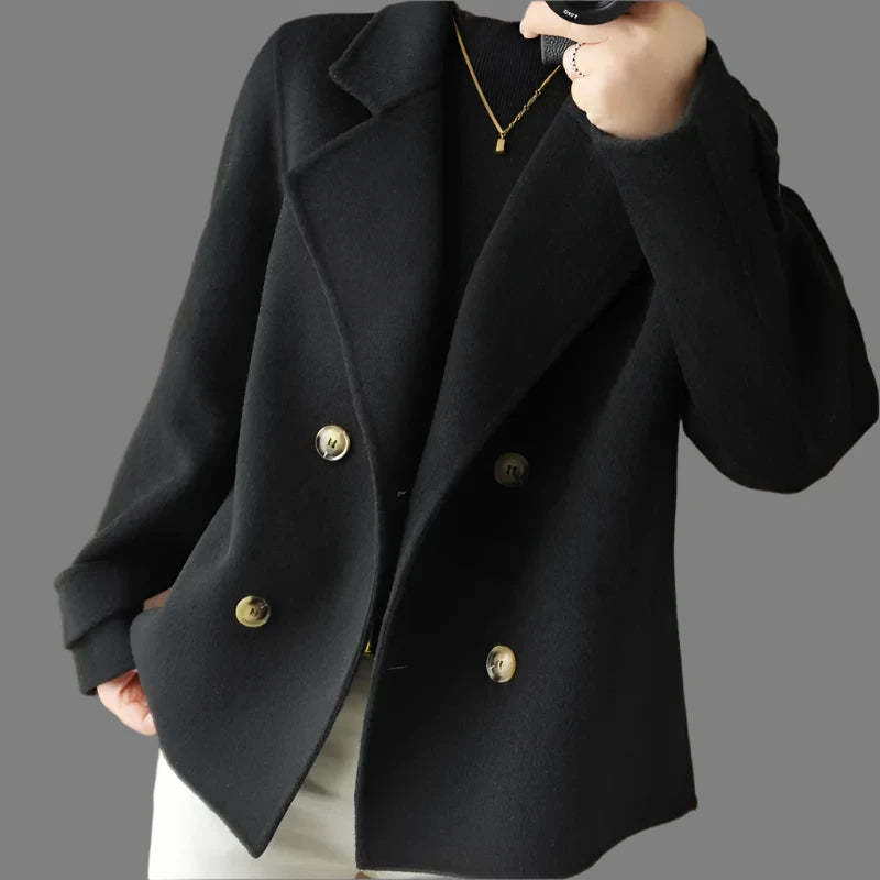 Woolen Double Buttoned Blazer