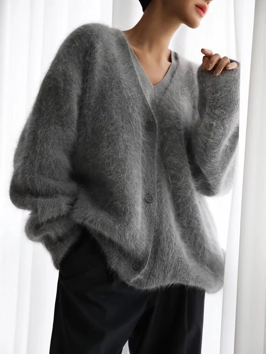 Elegant Long Sleeve Soft Knitted Sweater