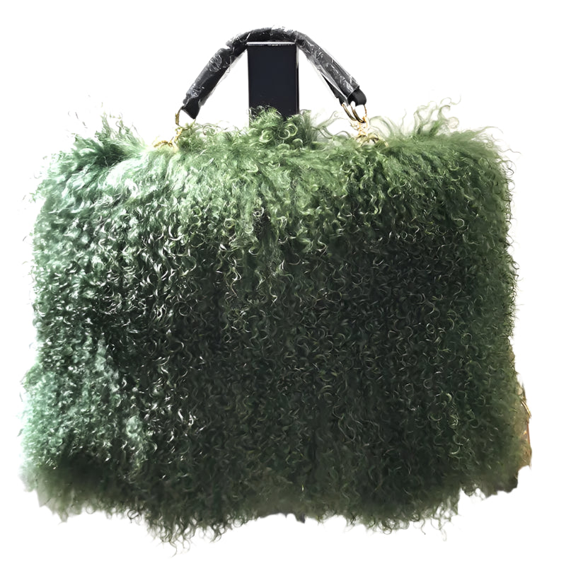 Real Fur Chain Shoulder Bag