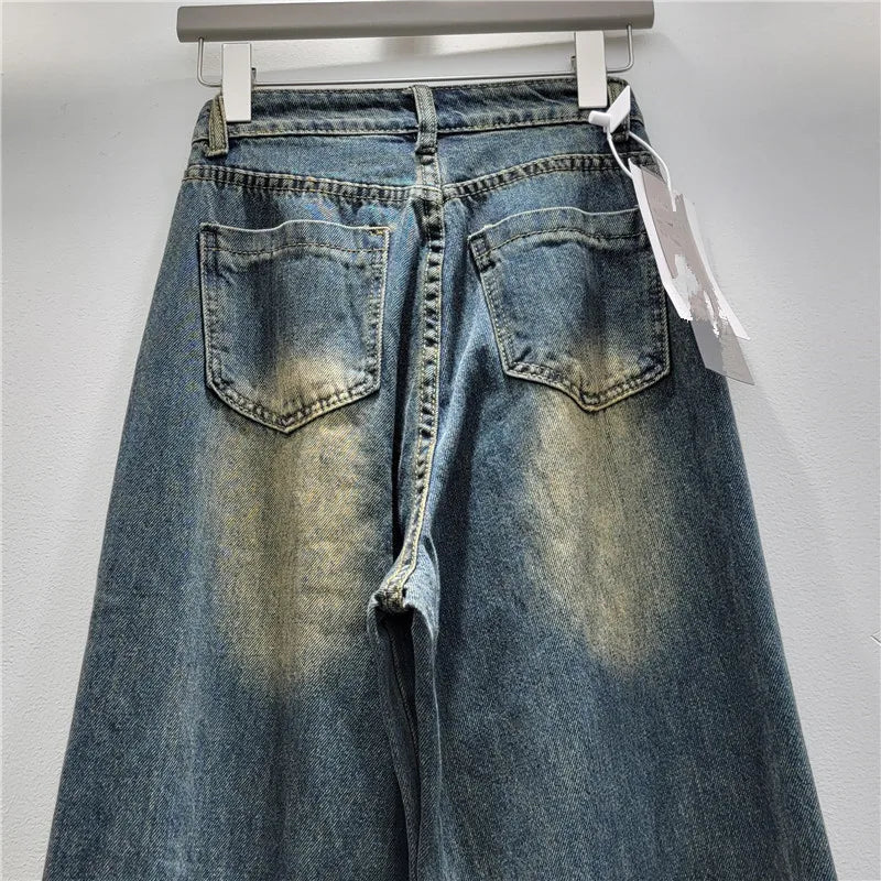 Rivet High Waist Wide Leg Jeans