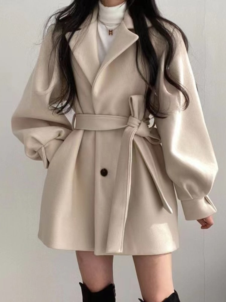 Short Woolen Coat