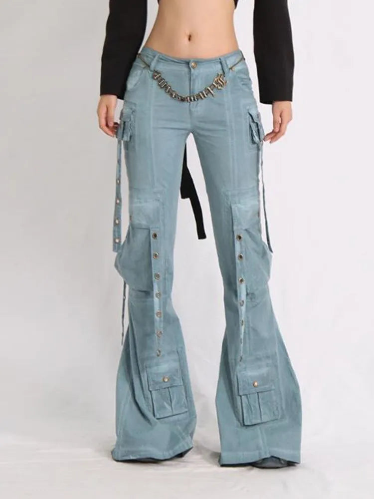 Chain Flare Pants