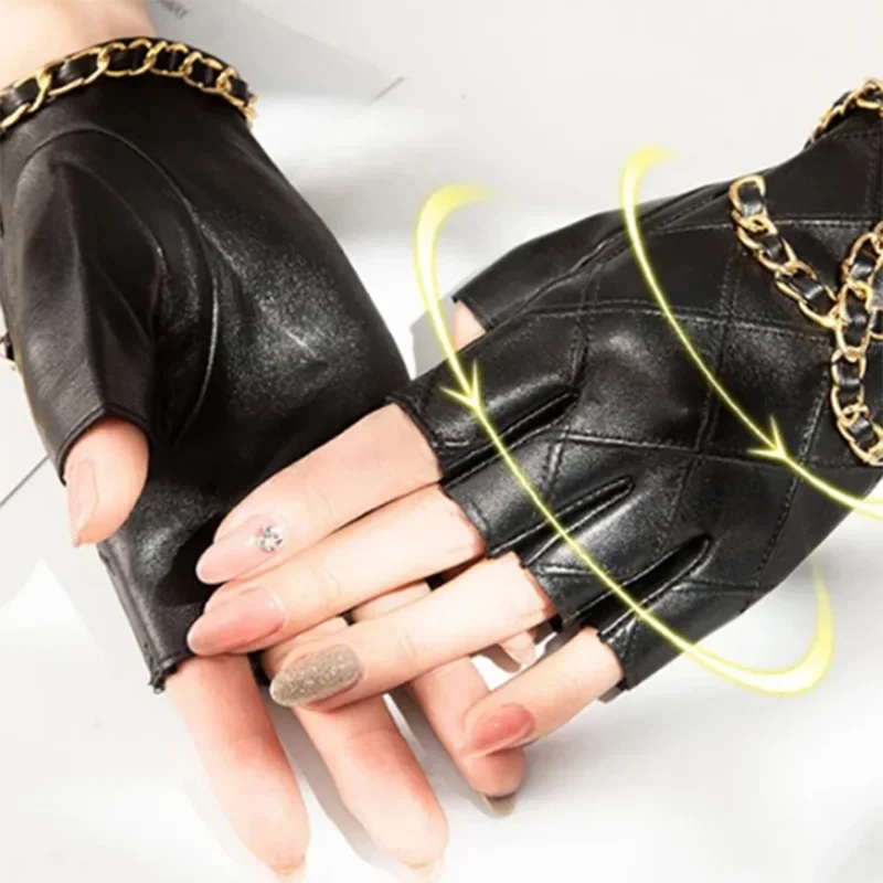 Soft Genuine Touch Screen Leather Gloves