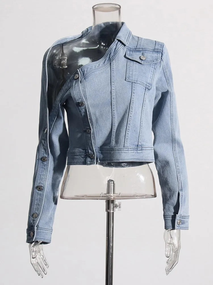 Irregular Denim Jacket