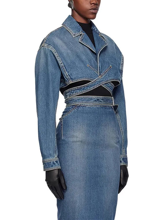 Denim Long Sleeve Jacket