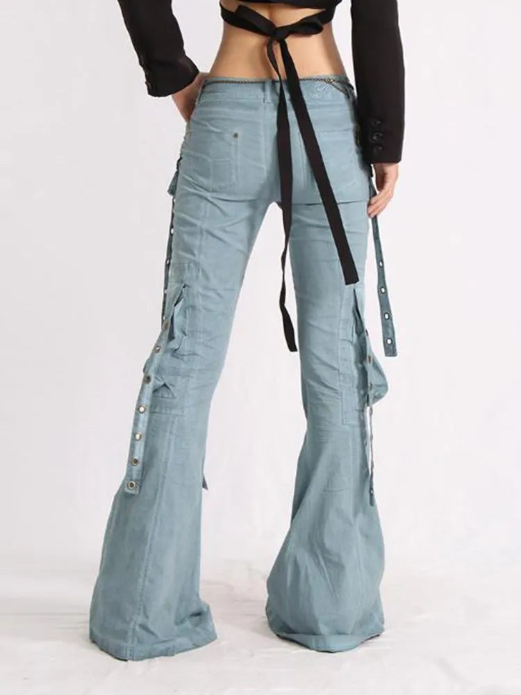 Chain Flare Pants