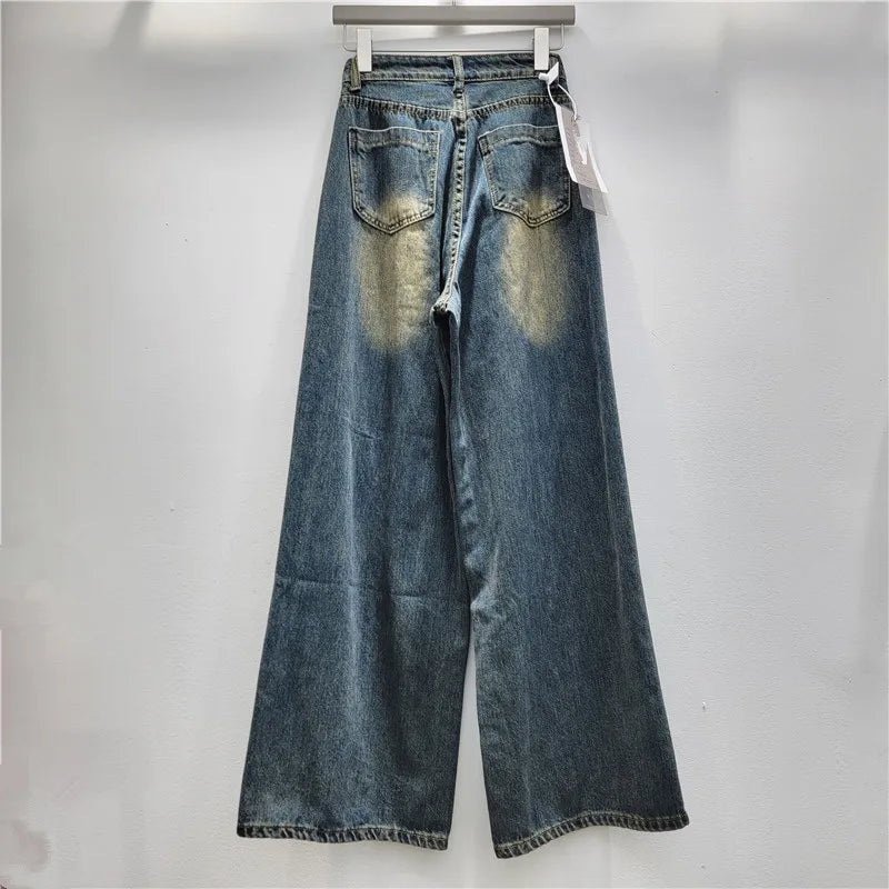 Rivet High Waist Wide Leg Jeans