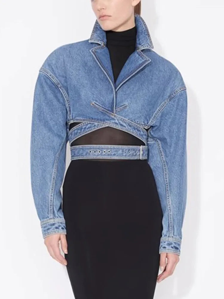 Denim Long Sleeve Jacket