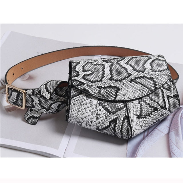 fanny pack pu leather small shoulder or waist bag white   waist bag