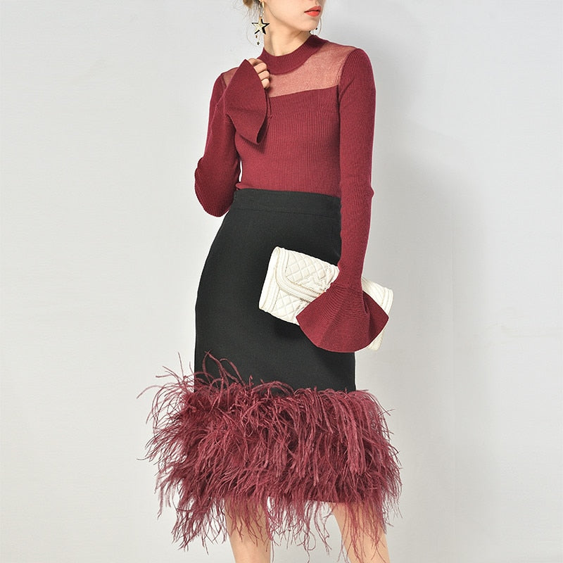 Feathered Skirt
