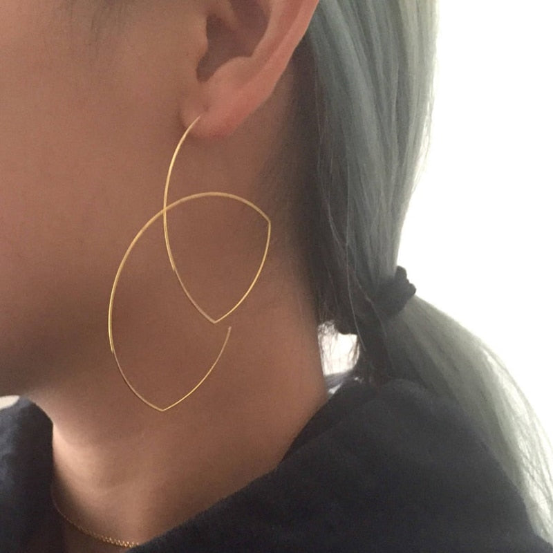 handmade loop earrings