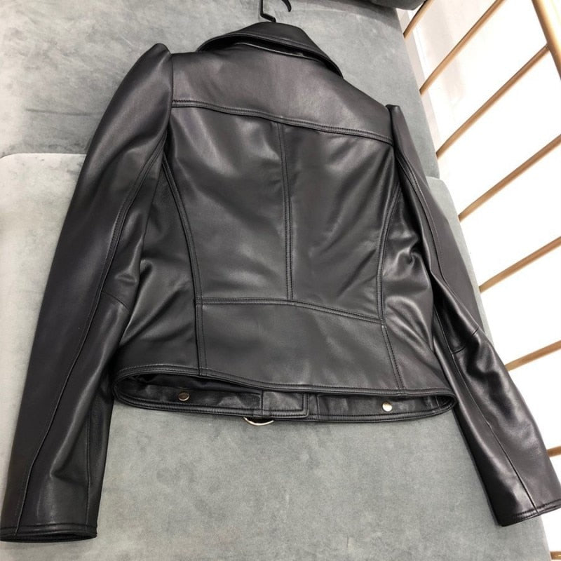 genuine leather motorcycle jacket