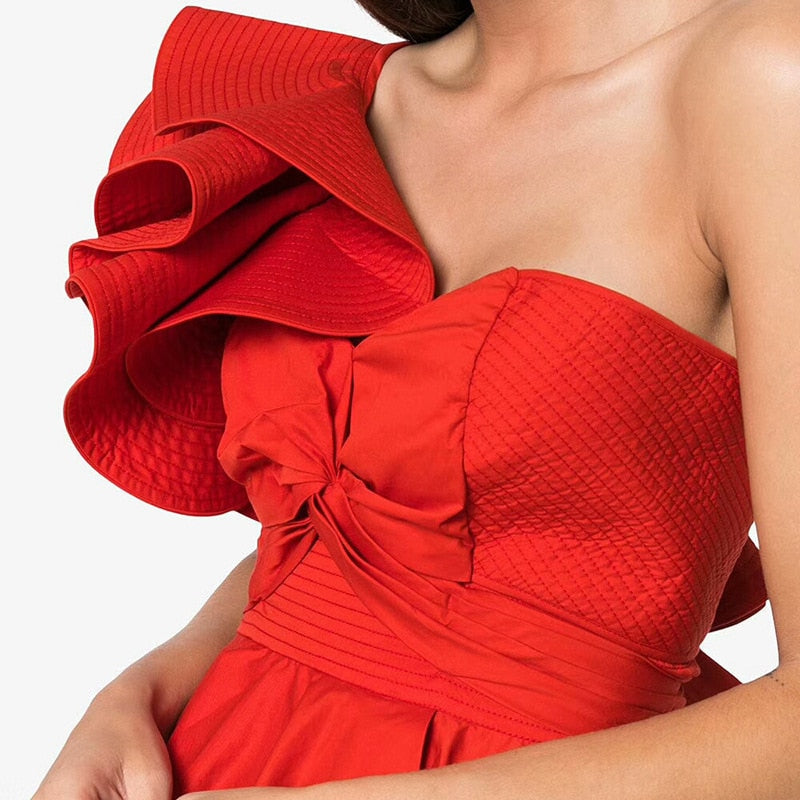 ruffles off-the-shoulder blouse