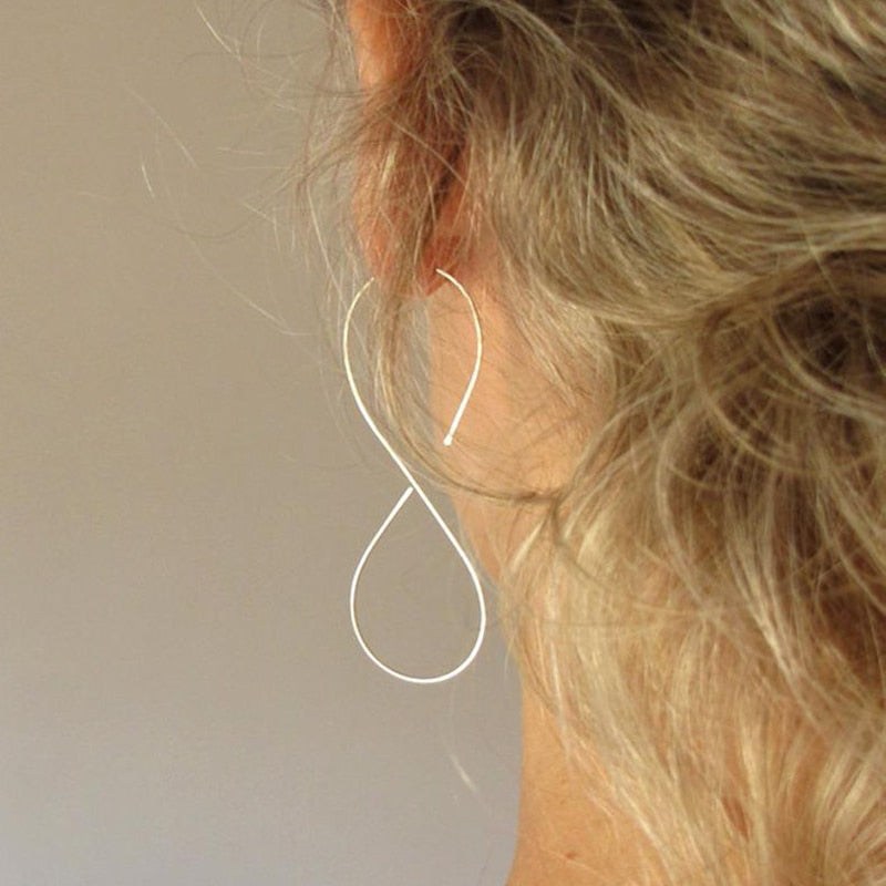 handmade circle earrings