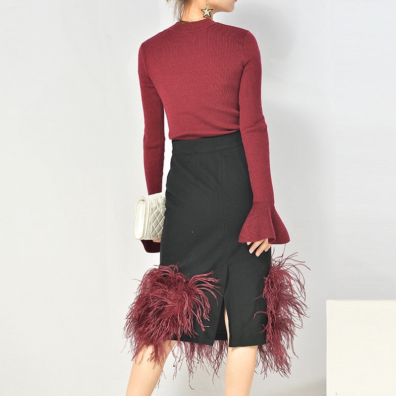 Feathered Skirt