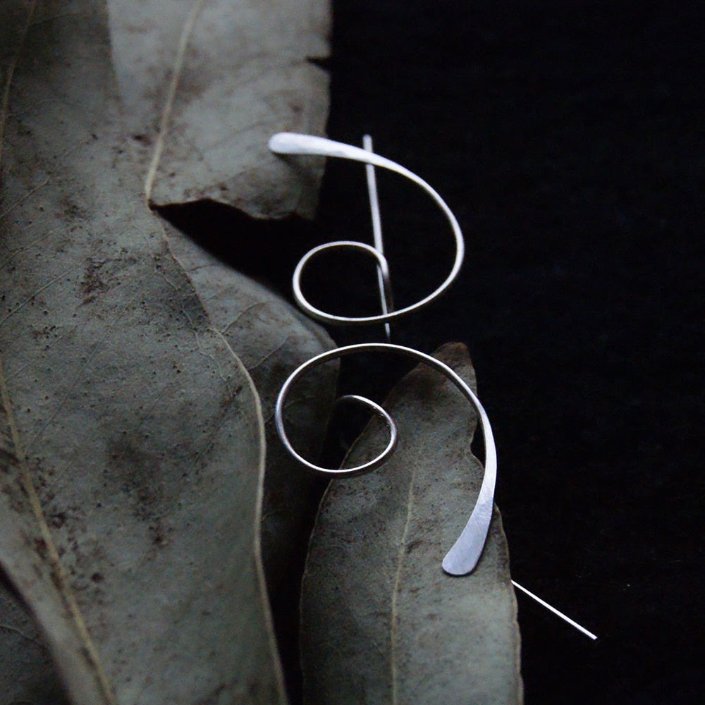 handmade circle gold filled/925 silver earrings