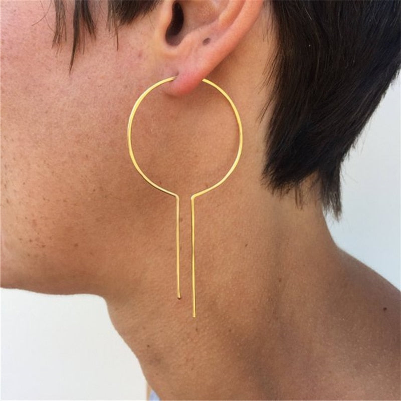 handmade gold hoop earrings