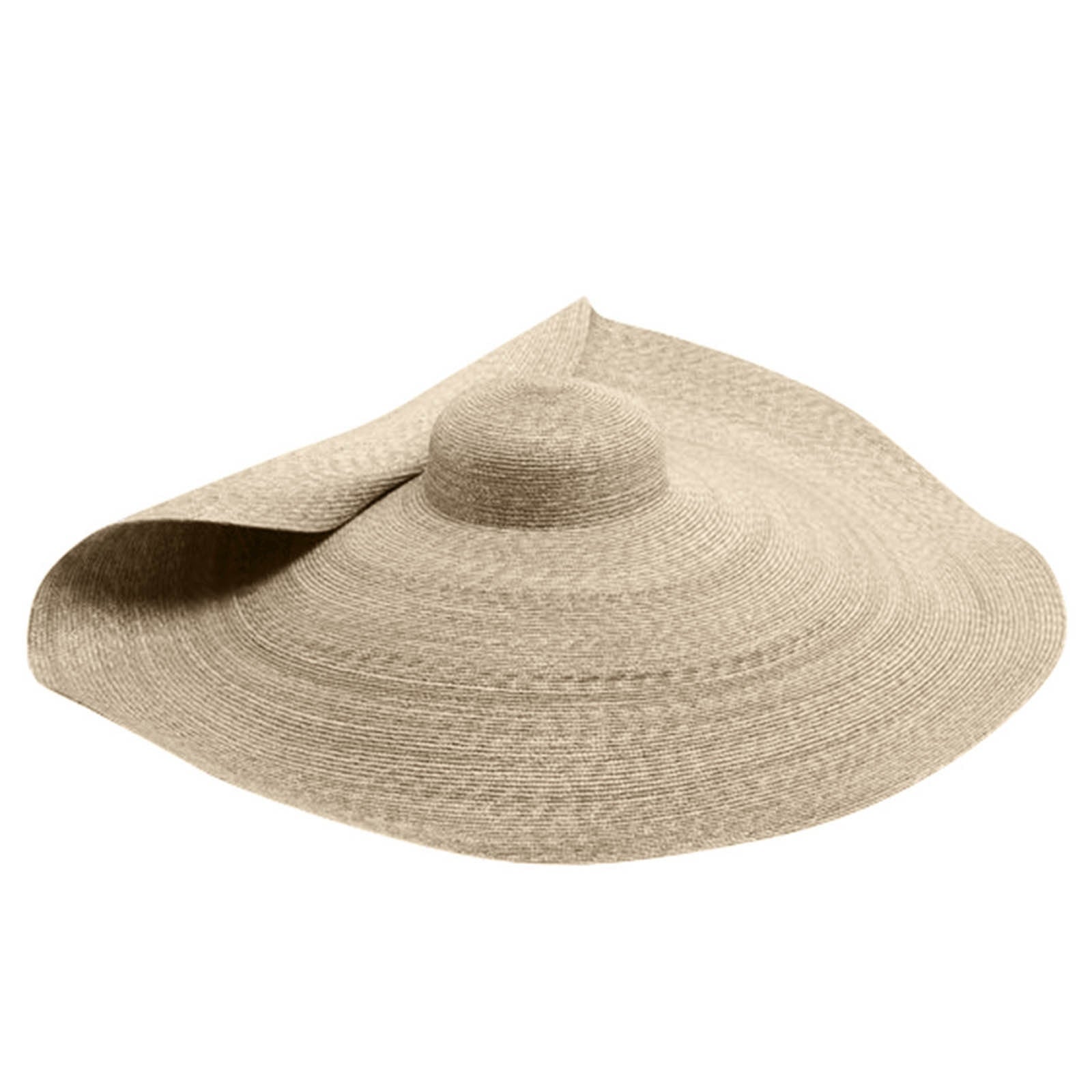 large foldable oversized straw hat
